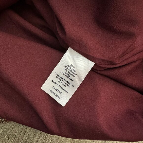 Talbots Plaid Wool Skirt With Lining Womens Size 6 Brown Pink Button Front - Picture 8 of 9